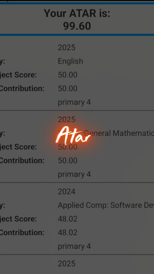 ATAR reveal reel